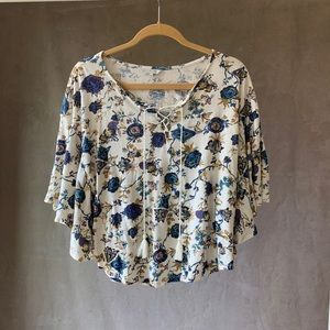 Boho style top. So soft and comfy! NWOT